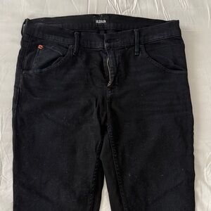 Hudson Jeans Straight Leg Black Women's Jeans
